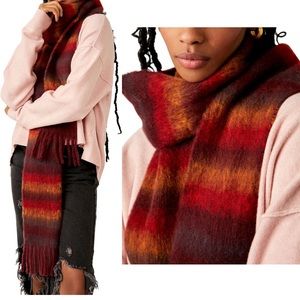 Free people sweet valley striped scarf